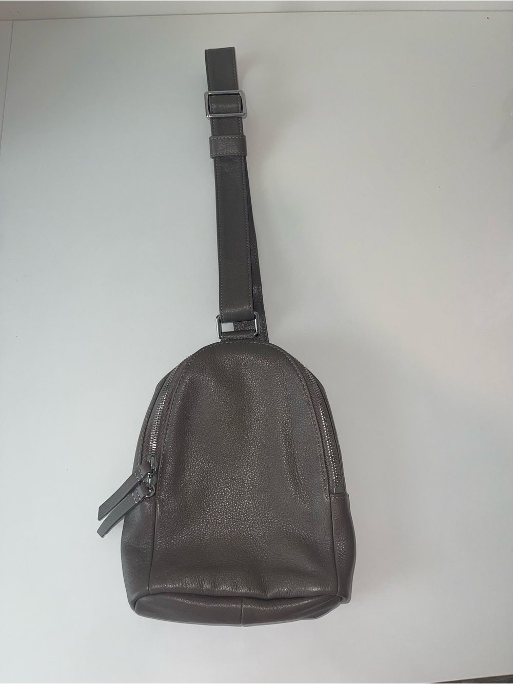 Quince Taupe Brown Crossbody Bag NWT